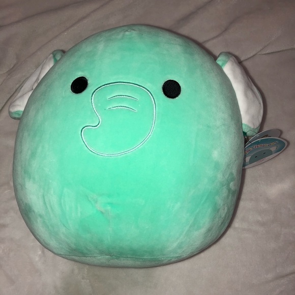 squishmallow turquoise elephant